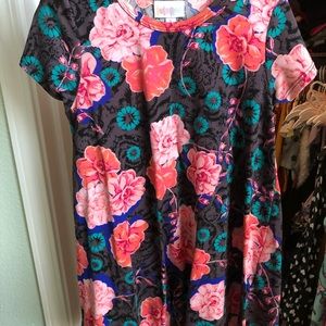 Girls size 6 floral lularoe dress NWOT